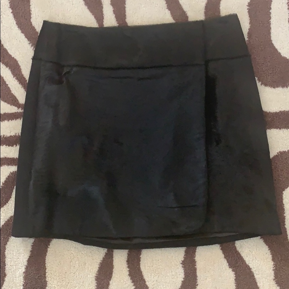 Calfskin skirt